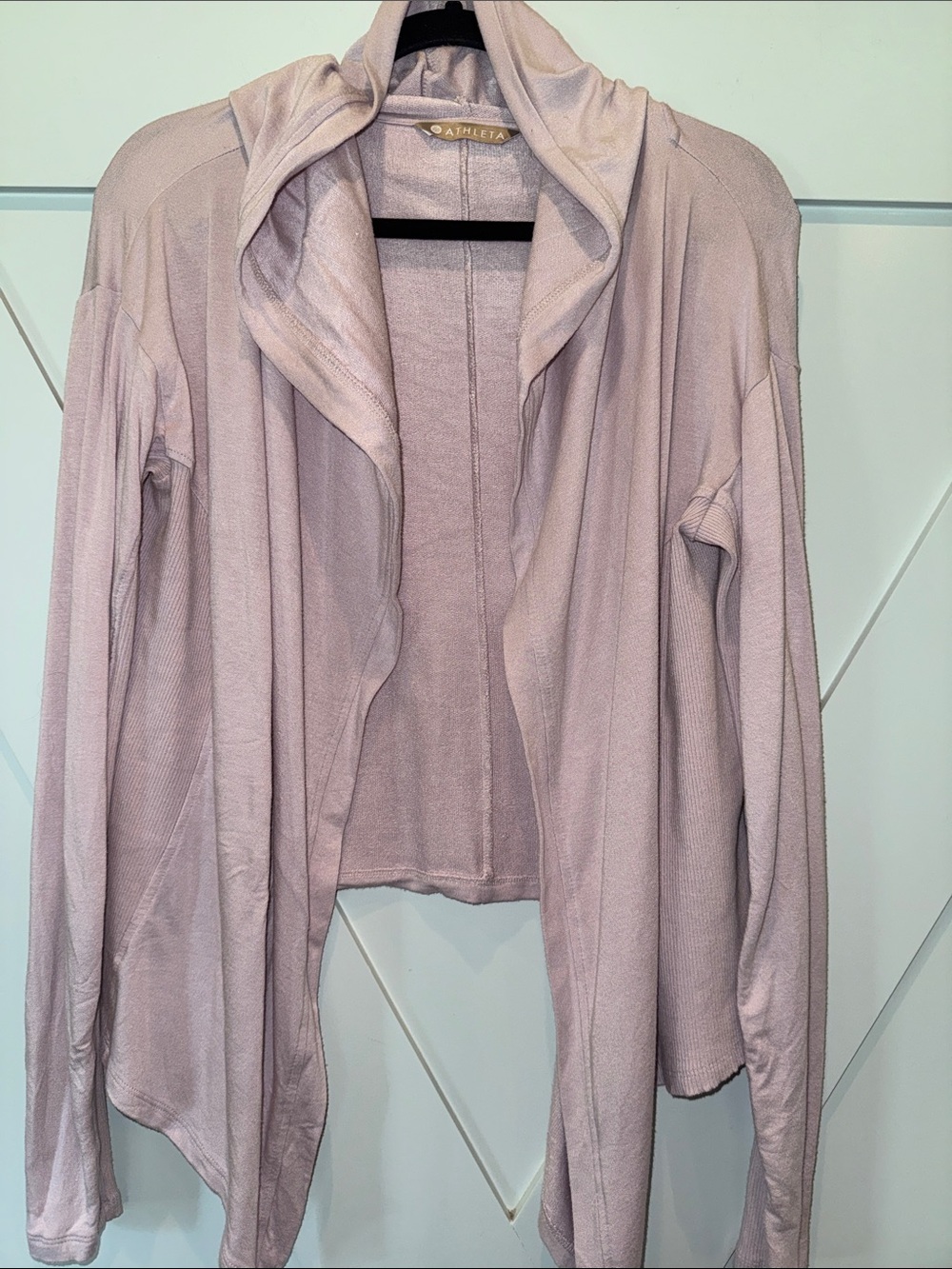 Athleta Pranayama Wrap Cardigan Pink/Mauve Size Small